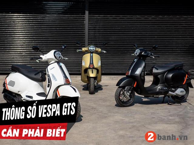 6 thông số xe vespa gts 2024 cần phải biết trước khi mua xe - 1